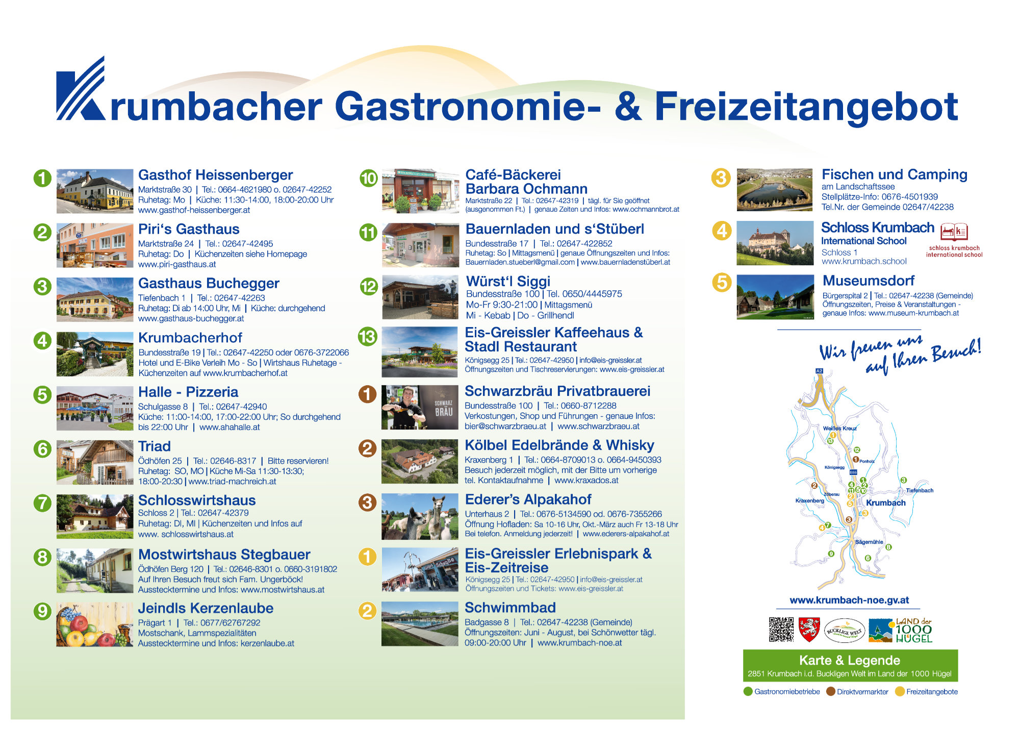 Gastronomie & Freizeitangebot in Krumbach in der Buckligen Welt, Niederösterreich